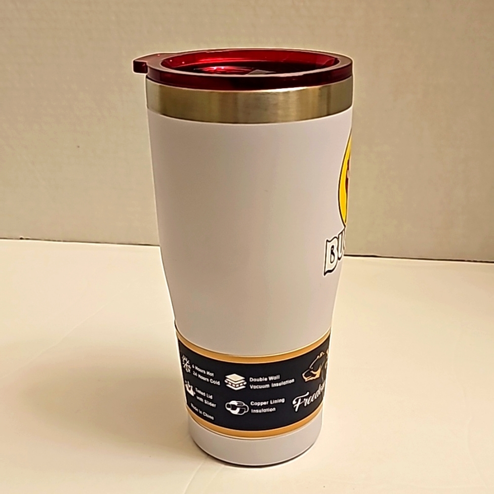 Buc-ee’s Yukon Outfitters Hot / Cold white Tumbler Stainless Steel 20oz … - Picture 3 of 7